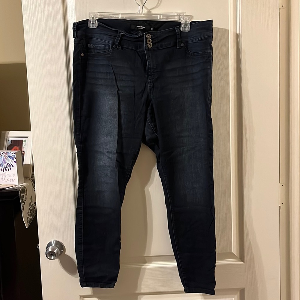 Torrid size 20R dark wash Jegging Skinny Super Soft High-Rise Jean.. like new!